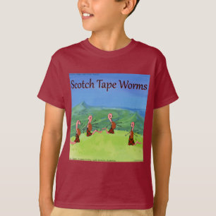 Rick London Grappige Wormen Van Schotland Strip  T-shirt