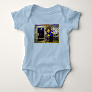 Rick London "Leeuw Wint vanavond" Baby Komisch Romper