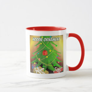 Rick London "Motorkap Ornament" Kerst Grappig Mok