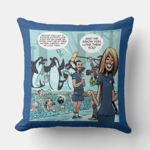 Rick London Orque de vengeance drôle Coussin en co