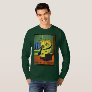 Rick London Oude Kunst Van Tie Kaas Strip T-shirt