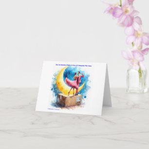 Rick London Roze Himalaya Salsa Grappig Kaart