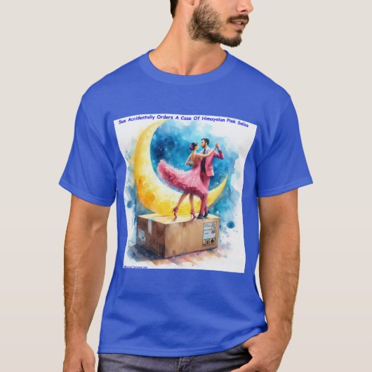 Rick London Roze Himalaya Salsa Grappig T-shirt (Voorkant)