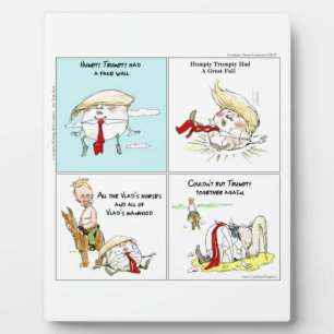 Rick London "Trumpty Dumpty" Funny Trump Gift Fotoplaat