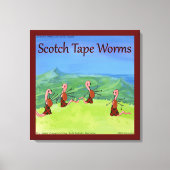 Rick London Worms uit Scotland Funny Canvas Afdruk (Voorkant)
