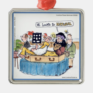 Rick London Zo Natuurlijk Uitvaart Grappige Oude H Metalen Ornament