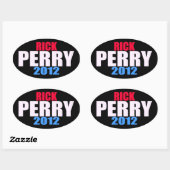 Rick Perry 2012 Ovale Sticker (Vel)