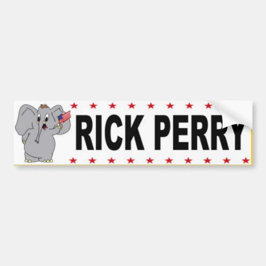 Rick Perry Bumpersticker (Voorkant)