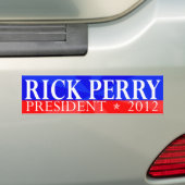 Rick Perry Bumpersticker (Op auto)