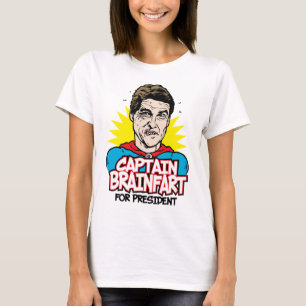 Rick Perry Kapitein Brainfart Shirt