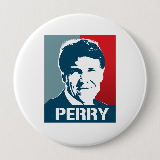 RICK PERRY POSTER RONDE BUTTON 4,0 CM (Voorkant)