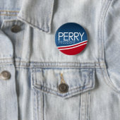 Rick Perry - President 2012 Ronde Button 5,7 Cm (In situ)