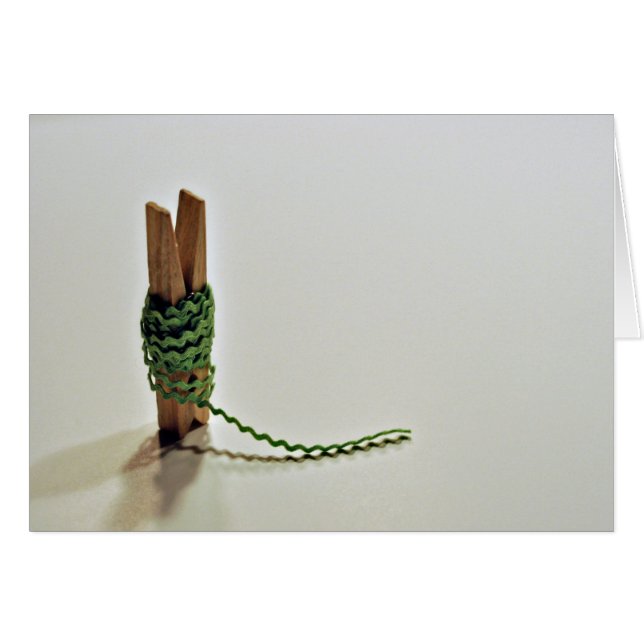 Rick Rack en een clothespin (Voorkant Horizontaal)