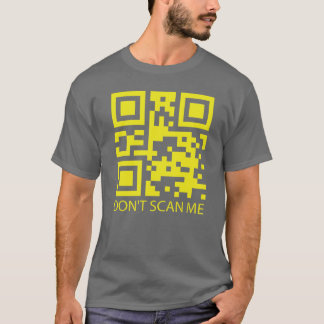 Rick roll grappige QR scan code scan me niet T-Shi T-shirt