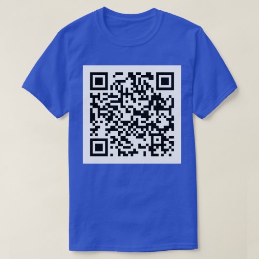 Rick Roll QR Code Kinder T-shirt met lange mouwen (Design voorkant)