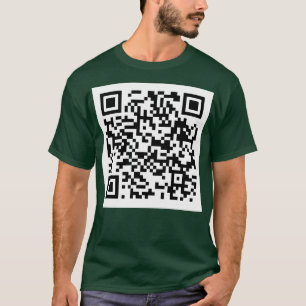 Rick Roll QR Code Mok T-shirt