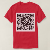 Rick Roll QR Code Pet T-shirt (Design voorkant)