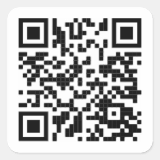 Rick Roll QR Stickers (Voorkant)