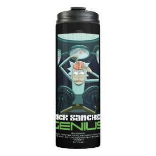 Rick Sanchez Genius Quote Graphic Thermosbeker