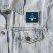 Rick Santorum 2012 Vierkante Button 5,1 Cm (In situ)