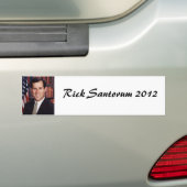 Rick Santorum Bumpersticker (Op auto)