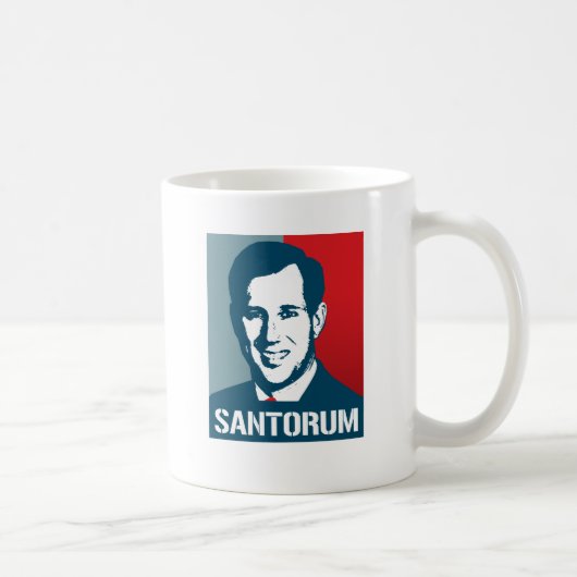 RICK SANTORUM POSTER KOFFIEMOK (Rechts)