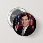 Rick Santorum Ronde Button 5,7 Cm (Voorkant /achterkant)