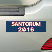 Rick Santorum voor de Bumpersticker President 2016 (Op auto)
