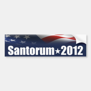Rick Santorum voor President Bumpersticker