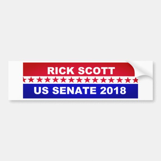 Rick Scott 2018 Bumpersticker (Voorkant)