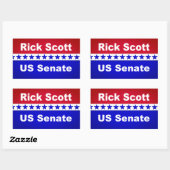 Rick Scott 2018 Stickers politiques populaires (Feuille)