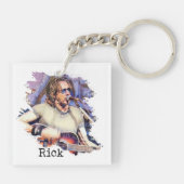 Rick Springfield in Concert Sleutelhanger (Achterkant)