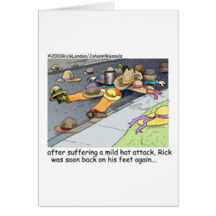 Rick subit une attaque de chapeau Cartoon Cadeaux