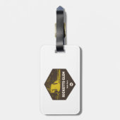 Ricketts Glen State Park Pennsylvania Bagagelabel (Achterkant verticaal)