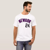 Rickey Henderson Newark Beren Player TShirt (Voorkant volledig)