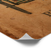 Rickshaw poster vintage du Bangladesh (Coin)