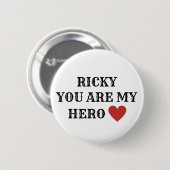 Ricky Hero Button (Voorkant /achterkant)