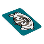 Ricky Raccoon | Boomer Badger Face Magneet (Rechterzijde)