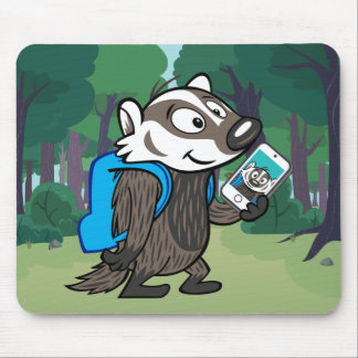 Ricky Raccoon | Boomer Badger Selfie Muismat