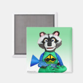 Ricky Raccoon Magnet (Recto/Verso)