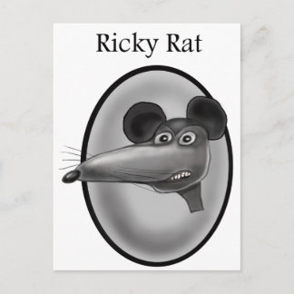 Ricky Rat Cartoon Briefkaart