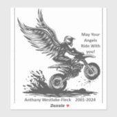 Ricky's gedenkteken sticker (Vel)