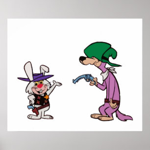 Ricochet Rabbit DroopaLong Poster