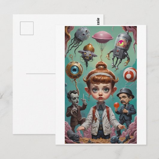 Ricursive Technomancy Briefkaart (Voorkant / Achterkant)