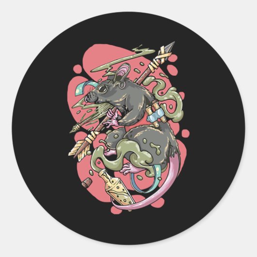 ridder ronde sticker (Voorkant)