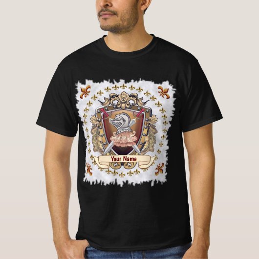 Ridder Schild Achternaam T-shirt (Voorkant)