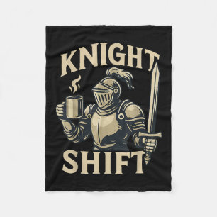 Ridder Shift Renaissance Festival Middeleeuwse kof Fleece Deken