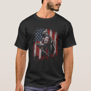 Ridder Tempeliers Christelijke krijger van de krui T-shirt
