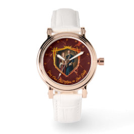 Ridder Wapen Middeleeuws Oud Fashioned Gift Horloge