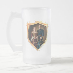 Ridder Wapen Middeleeuws Oud Fashioned Gift Matglas Bierpul